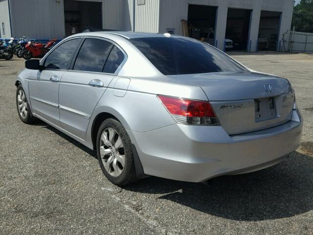 1HGCP36839A008240 - 2009 HONDA ACCORD EXL SILVER photo 3