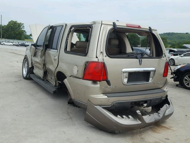 5LMFU28R34LJ00832 - 2004 LINCOLN NAVIGATOR Gold Foto 3