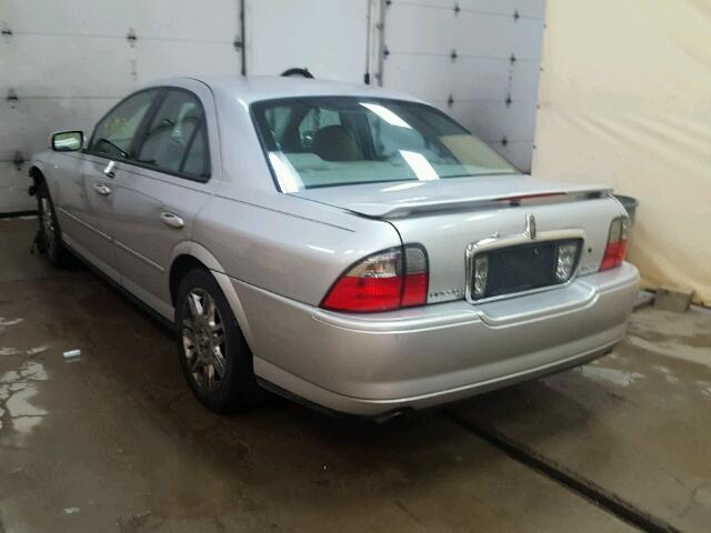 1LNHM87AX4Y637680 - 2004 LINCOLN LS SILVER photo 3