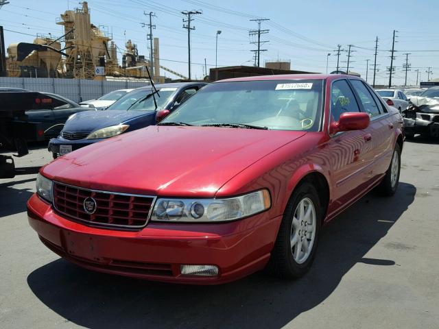 1G6KS54Y12U287394 - 2002 CADILLAC SEVILLE SL RED photo 2