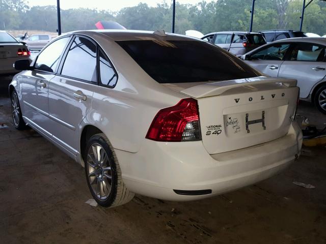 YV1MS382692455742 - 2009 VOLVO S40 2.4I WHITE photo 3