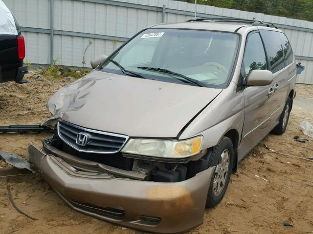 5FNRL18063B091340 - 2003 HONDA ODYSSEY EX GOLD photo 2