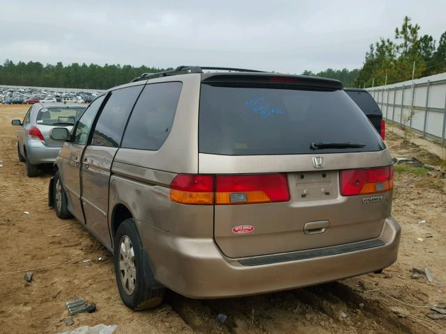 5FNRL18063B091340 - 2003 HONDA ODYSSEY EX GOLD photo 3