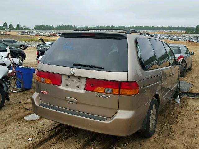 5FNRL18063B091340 - 2003 HONDA ODYSSEY EX GOLD photo 4