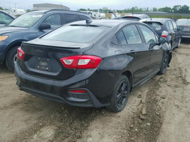 1G1BD5SM1H7162273 - 2017 CHEVROLET CRUZE LT BLACK photo 4