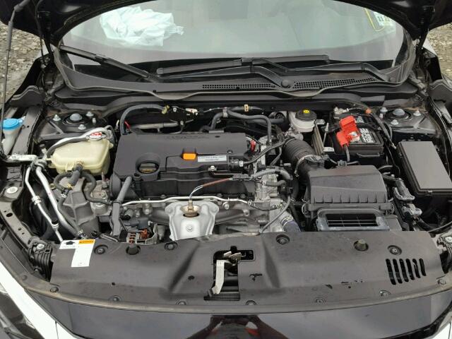 19XFC2F51GE237484 - 2016 HONDA CIVIC BLACK photo 7