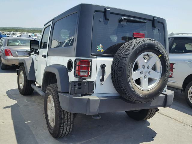 1C4AJWAG7HL607099 - 2017 JEEP WRANGLER S WHITE photo 3