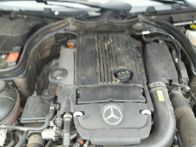 WDDGF4HB2EA967243 - 2014 MERCEDES-BENZ C BLUE photo 7