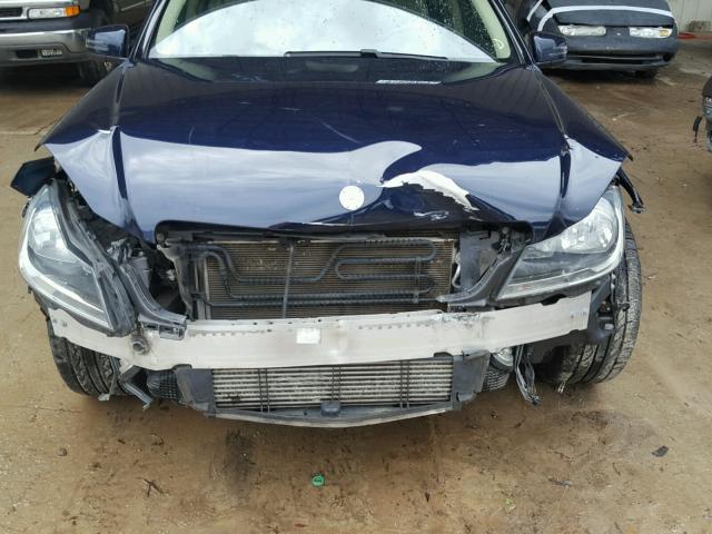 WDDGF4HB2EA967243 - 2014 MERCEDES-BENZ C BLUE photo 9