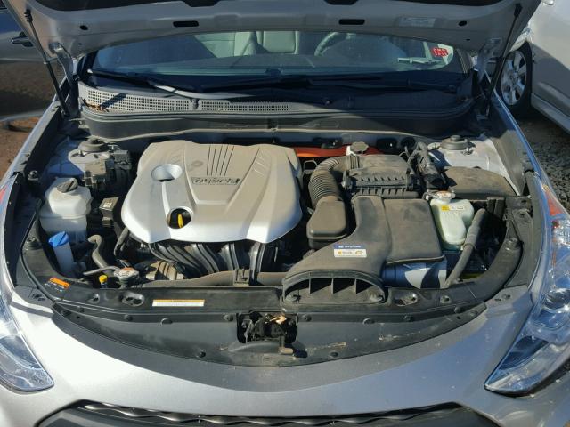 KMHEC4A43DA050439 - 2013 HYUNDAI SONATA HYB SILVER photo 7