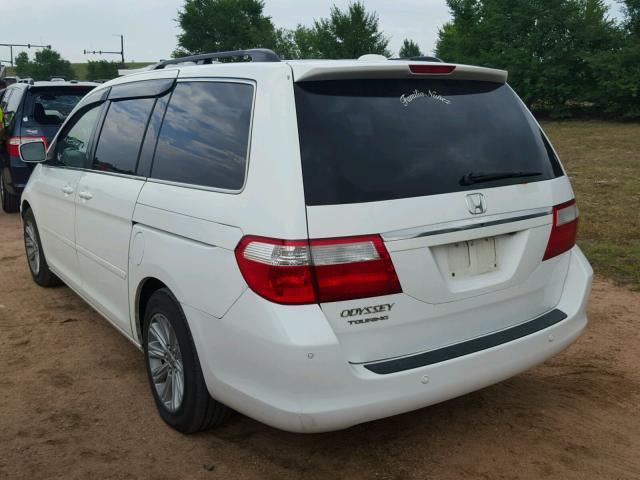 5FNRL38807B005849 - 2007 HONDA ODYSSEY TO WHITE photo 3