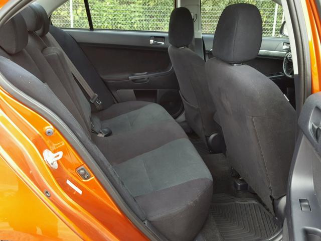 JA3AU86W39U026549 - 2009 MITSUBISHI LANCER GTS ORANGE photo 6