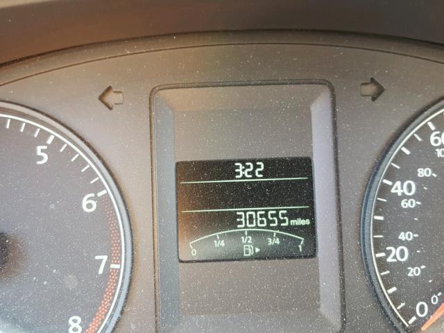 3VW2K7AJXEM313982 - 2014 VOLKSWAGEN JETTA BASE Կապույտ լուսանկար 8