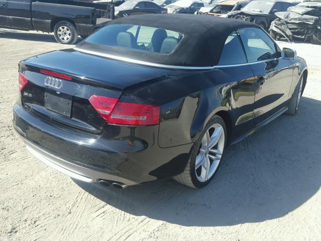 WAUVGAFH4CN007381 - 2012 AUDI S5 BLACK photo 4