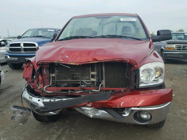 1D7HU18208J188517 - 2008 DODGE RAM 1500 RED photo 7