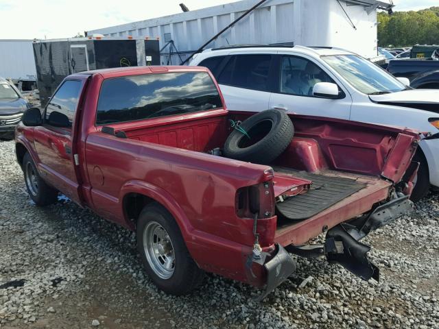 1GCCS1448V8176653 - 1997 CHEVROLET S TRUCK S1 RED photo 3