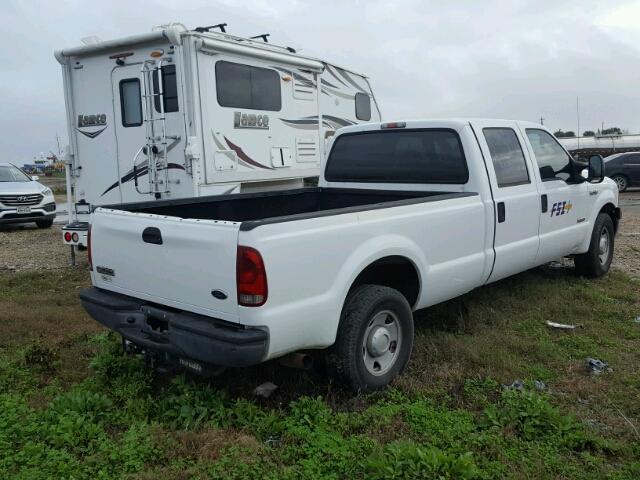 1FTWW30P863014918 - 2006 FORD F350 SUPER WHITE photo 4