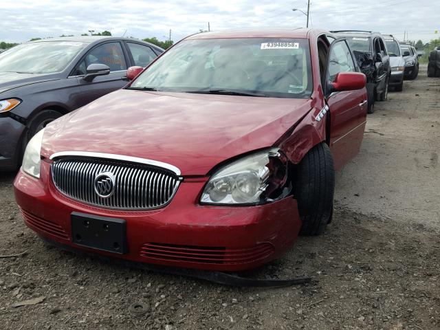 1G4HR57Y07U141750 - 2007 BUICK LUCERNE CX RED photo 2