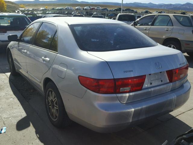 1HGCM56485A158971 - 2005 HONDA ACCORD LX SILVER photo 3