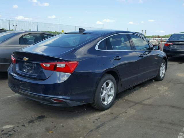 1G1ZC5ST9HF268520 - 2017 CHEVROLET MALIBU LS Mavi foto 4
