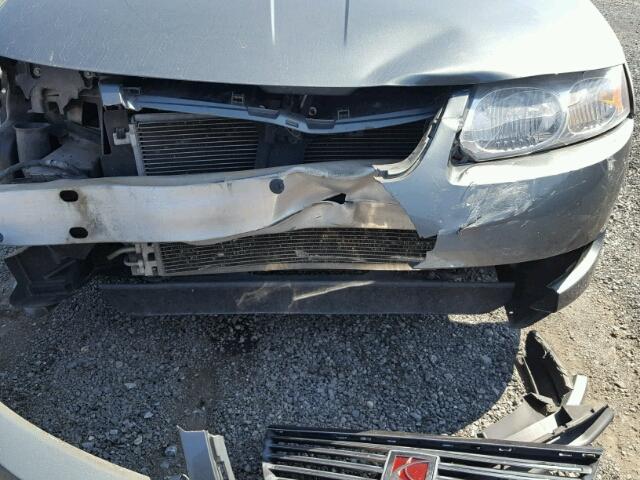 1G8AJ55FX7Z203764 - 2007 SATURN ION LEVEL SILVER photo 9