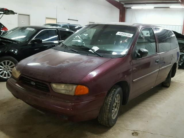 2FMZA5149WBD99013 - 1998 FORD WINDSTAR W MAROON photo 2