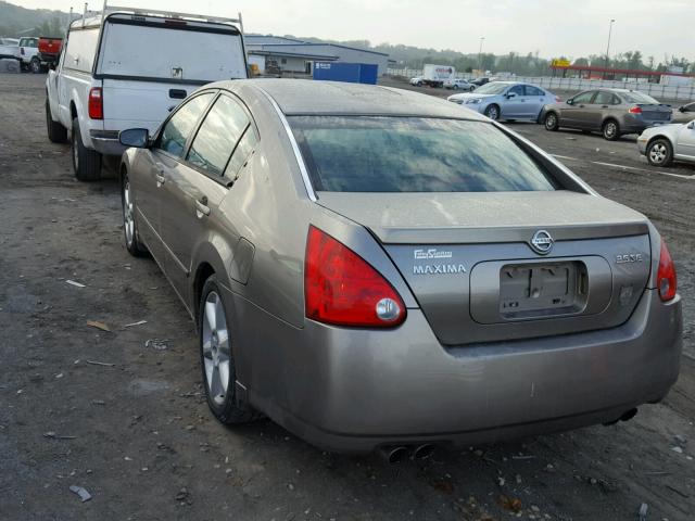 1N4BA41E15C829923 - 2005 NISSAN MAXIMA SE GRAY photo 3