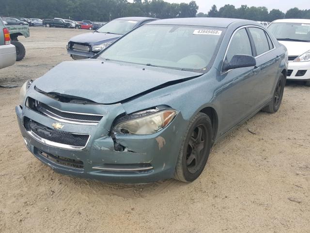 1G1ZG57B99F105646 - 2009 CHEVROLET MALIBU LS მწვანე ფოტო 2