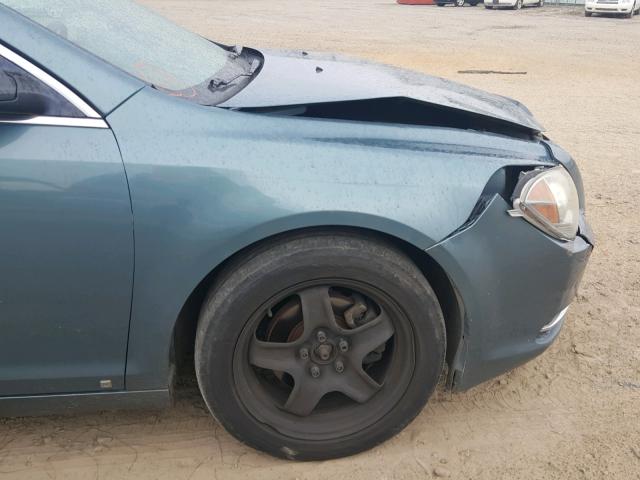 1G1ZG57B99F105646 - 2009 CHEVROLET MALIBU LS მწვანე ფოტო 9
