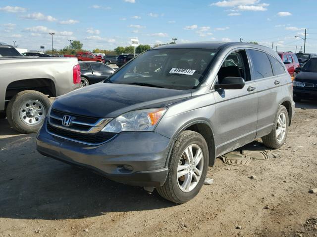 3CZRE4H58BG704827 - 2011 HONDA CR-V EX GRAY photo 2