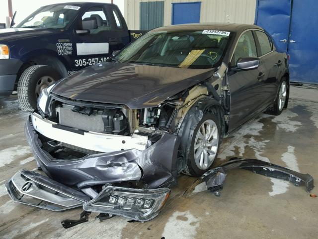 19UDE2F39HA010551 - 2017 ACURA ILX BASE CHARCOAL photo 2