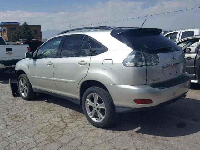 JTJHW31U460008600 - 2006 LEXUS RX 400 HYB SILVER photo 3