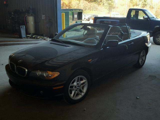 WBABW33484PL24850 - 2004 BMW 325 BLACK photo 2