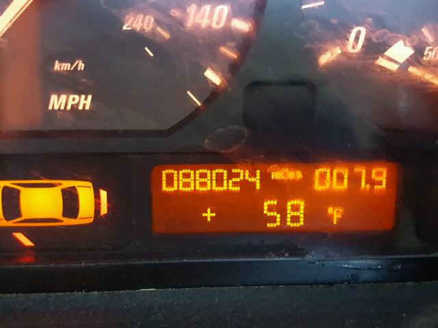 WBABW33484PL24850 - 2004 BMW 325 BLACK photo 8