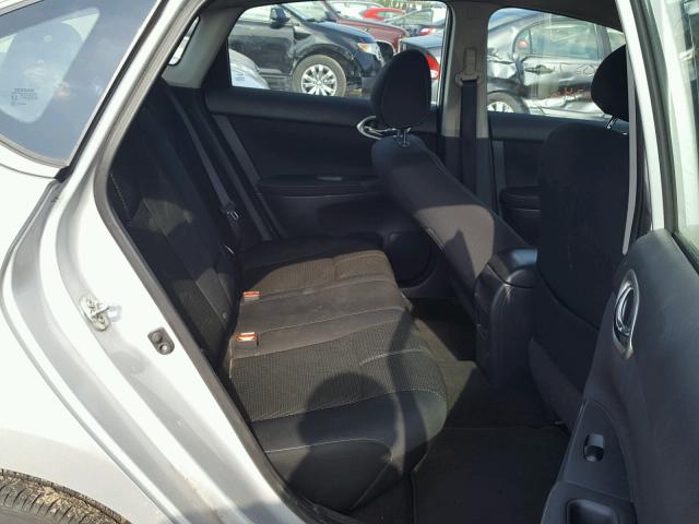 3N1AB7AP4EL696149 - 2014 NISSAN SENTRA SILVER photo 6