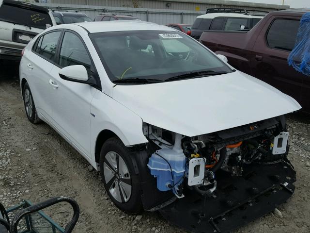 KMHC65LC6HU026827 - 2017 HYUNDAI IONIQ BLUE WHITE photo 1