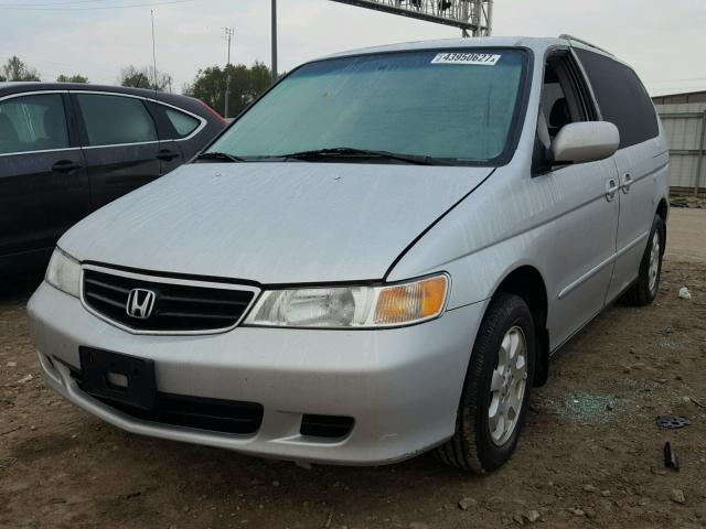 5FNRL18623B004053 - 2003 HONDA ODYSSEY EX SILVER photo 2