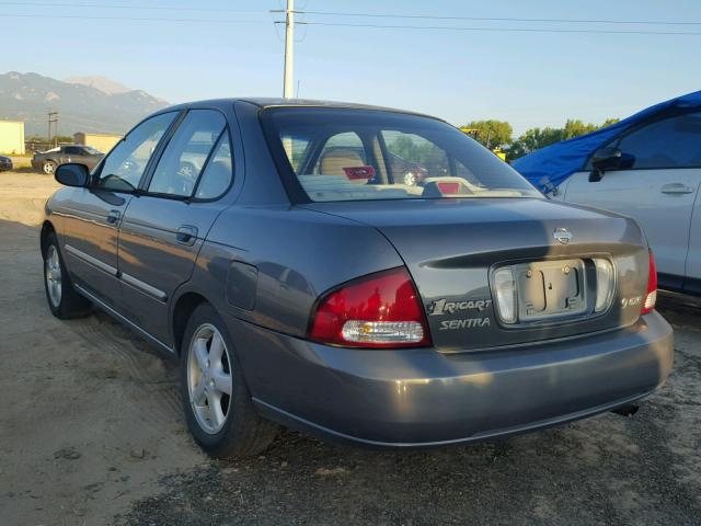 3N1CB51D5YL342132 - 2000 NISSAN SENTRA BAS GRAY photo 3