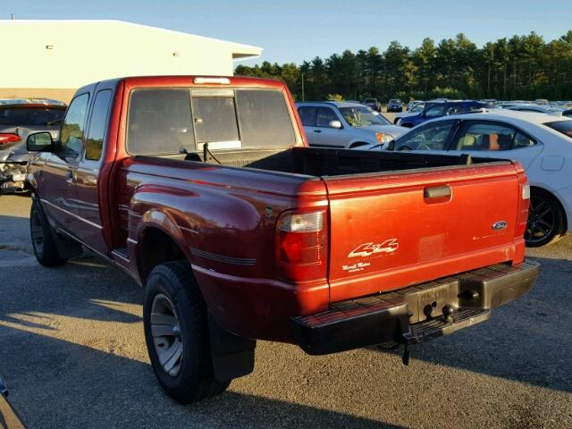 1FTZR15U91PA45347 - 2001 FORD RANGER RED photo 3