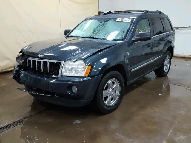 1J8HR58277C567951 - 2007 JEEP GRAND CHER BLUE photo 2