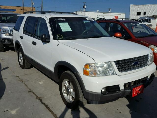 1FMZU73K53ZA98178 - 2003 FORD EXPLORER WHITE photo 1