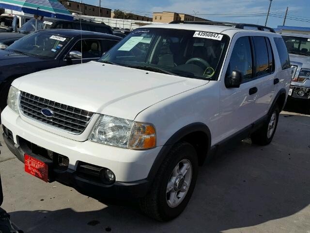 1FMZU73K53ZA98178 - 2003 FORD EXPLORER WHITE photo 2