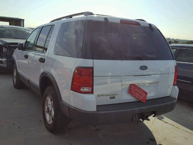 1FMZU73K53ZA98178 - 2003 FORD EXPLORER WHITE photo 3