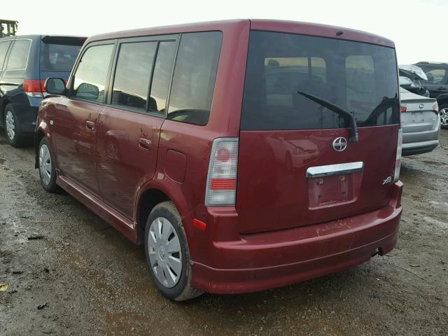 JTLKT324664127701 - 2006 TOYOTA SCION MAROON photo 3