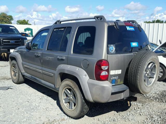 1J4GK38K35W542790 - 2005 JEEP LIBERTY RE TAN photo 3