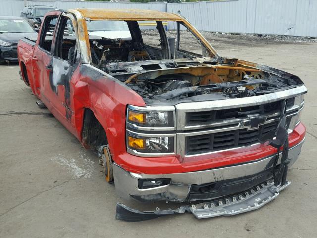 3GCUKREC6FG244601 - 2015 CHEVROLET SILVERADO RED photo 1