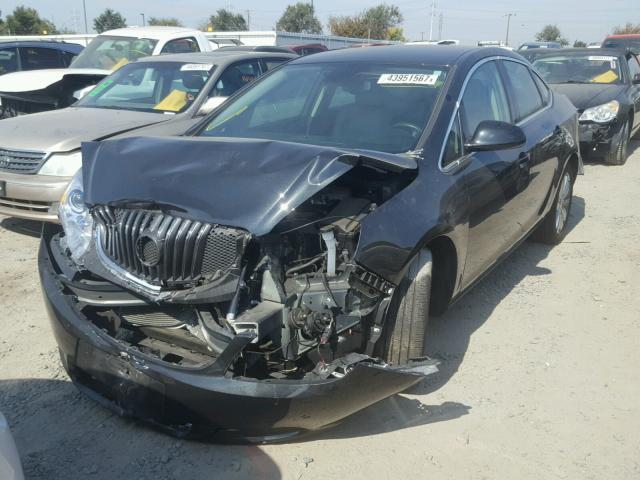 1G4PP5SK1F4172024 - 2015 BUICK VERANO BLACK photo 2