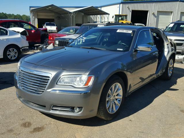 2C3CCACG7CH212661 - 2012 CHRYSLER 300 GRAY photo 2