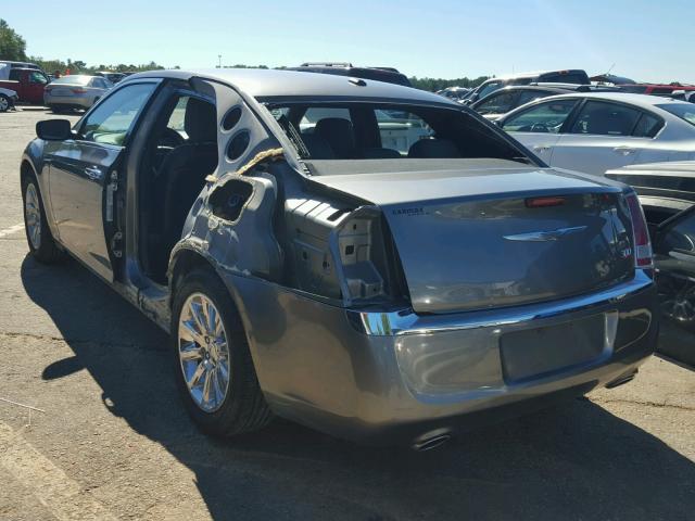 2C3CCACG7CH212661 - 2012 CHRYSLER 300 GRAY photo 3