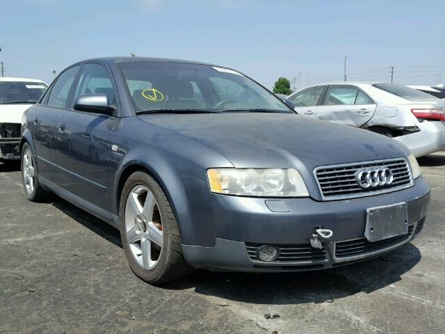 WAUJC68E53A136666 - 2003 AUDI A4 1.8T GRAY photo 1